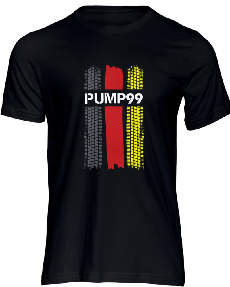 Pump99 German Flag Tyre Tracks T-Shirt