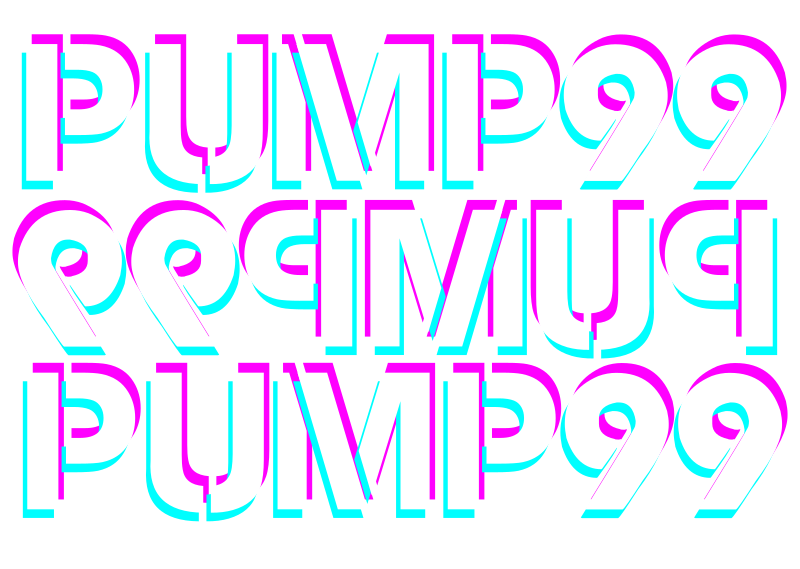 Pump99 3D Neon Hoodie